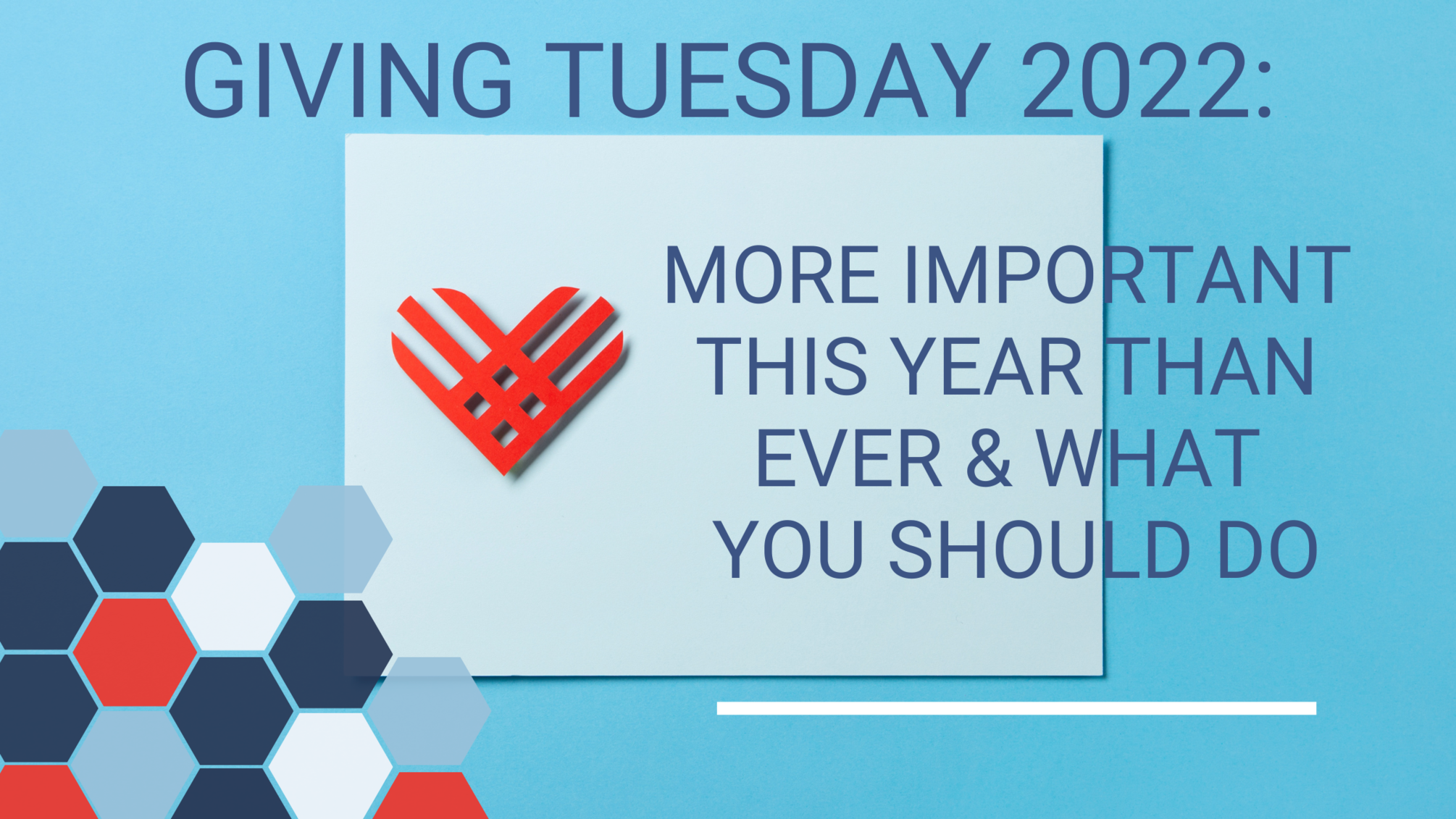 Giving Tuesday 2022: It's More Important This Year Than Ever and What ...