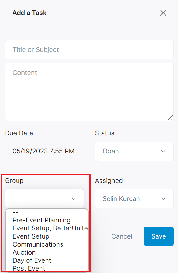 Planner Tasks