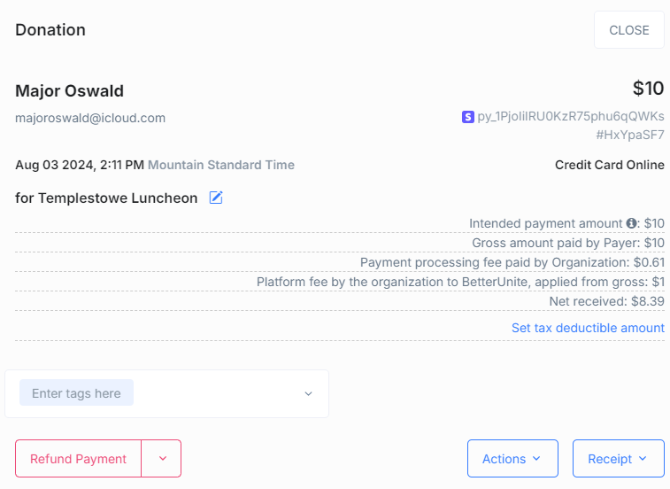 How do I see transaction details, and what do they mean?