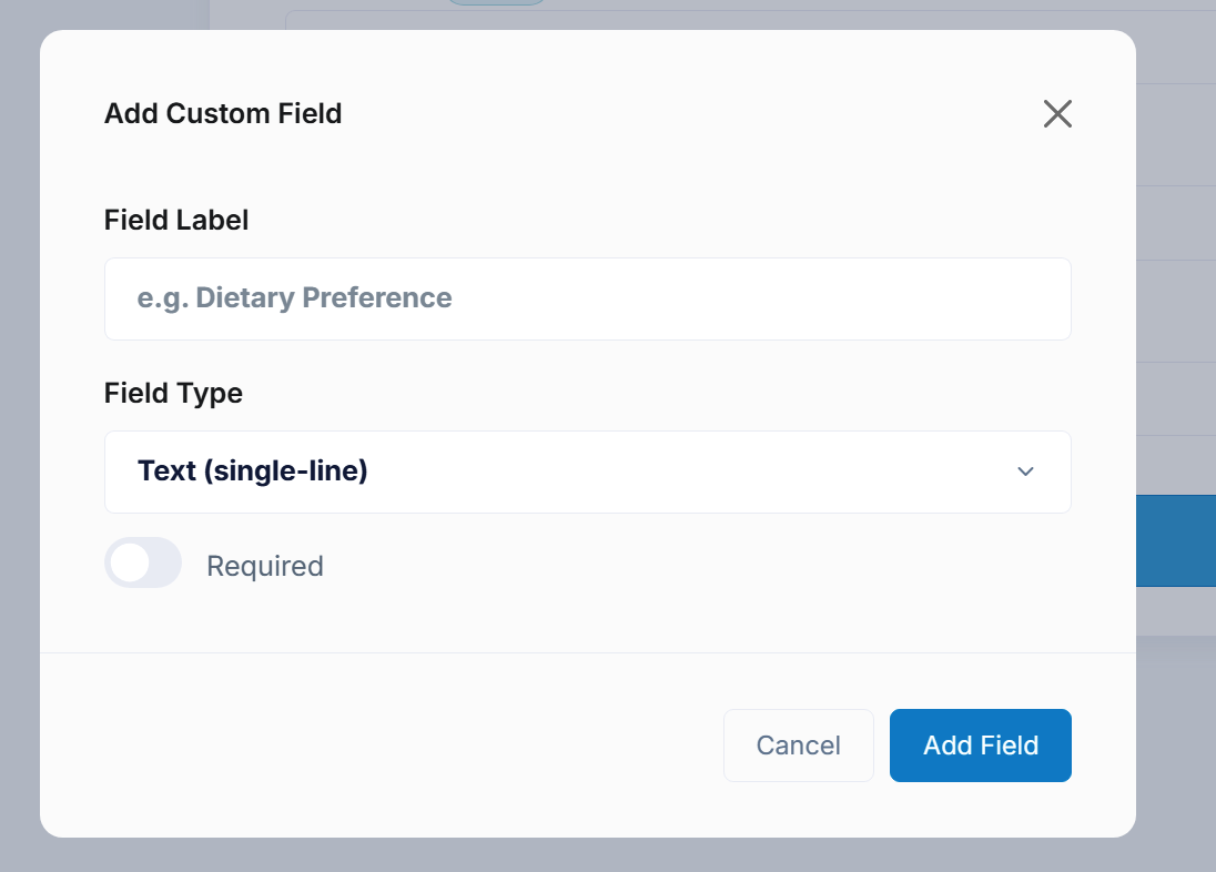 Form Field Dictionary Designing Your Form: Adding & Editing Fields